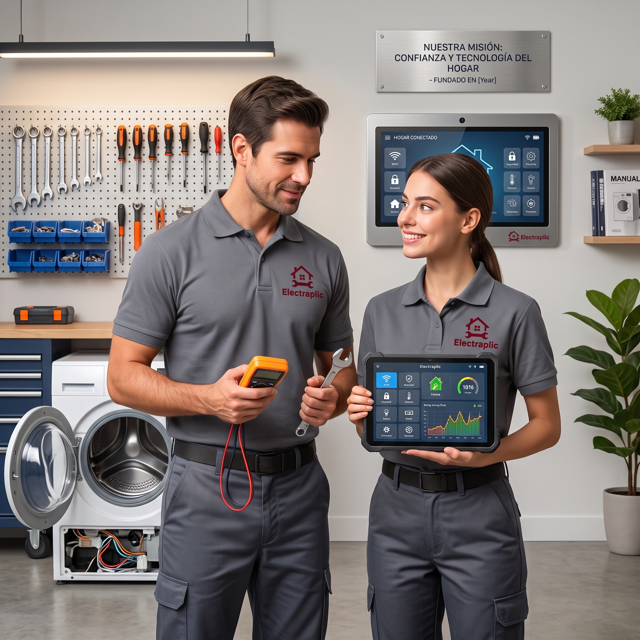 Equipo de Electraplic brindando servicio técnico en Córdoba